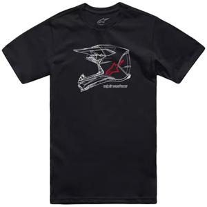 Majica Alpinestars MX čelada CSF black