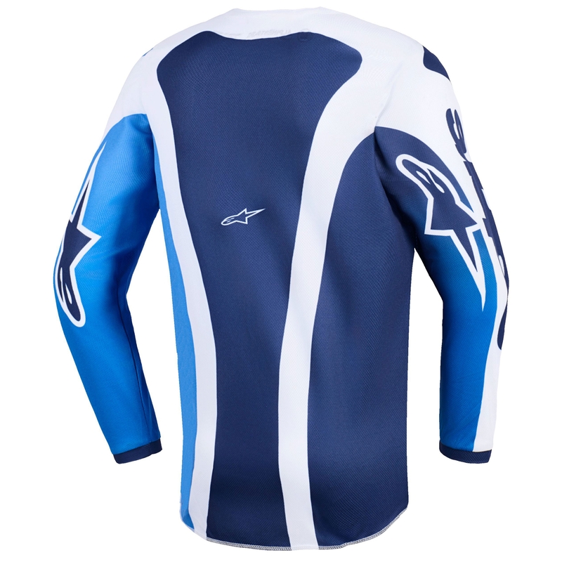 Otroški motokros dres Alpinestars Fluid Portl modro-bel