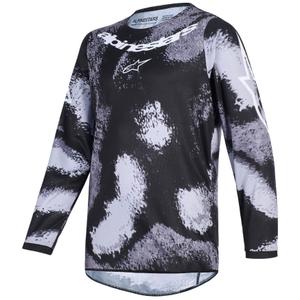 Otroški motokros dres Alpinestars Fluid Lahnd - sivo-kamuflažna