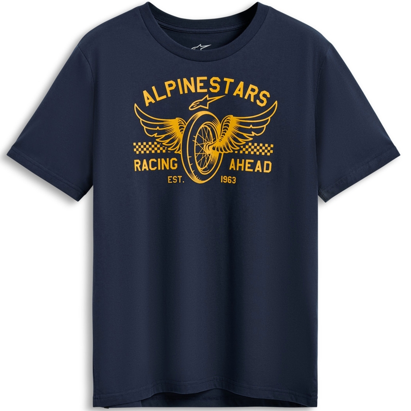 Modra majica Alpinestars Heritage Patch CSF