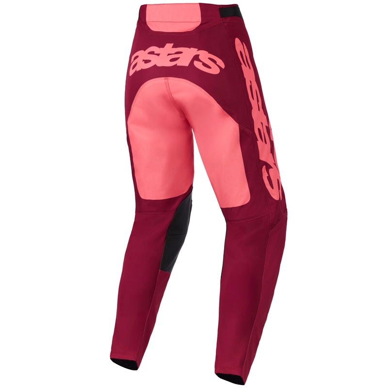 Motokros hlače Alpinestars Racer Riway temno rdeče-koralne