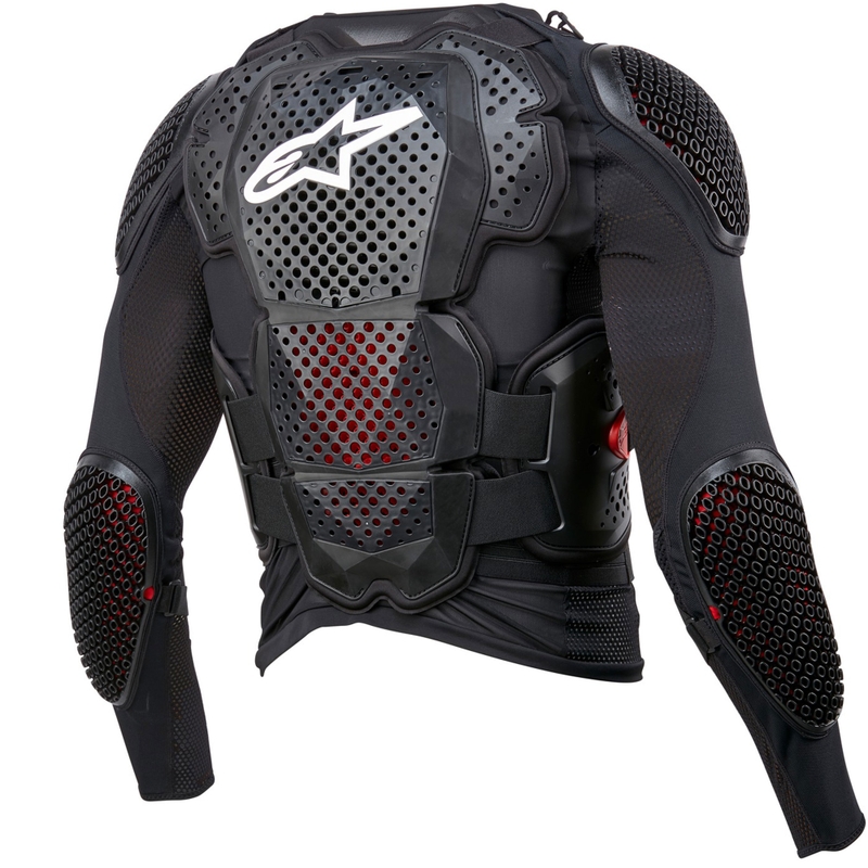 Ščitnik za telo Alpinestars Bionic TECH 3 črno-belo-rdeč