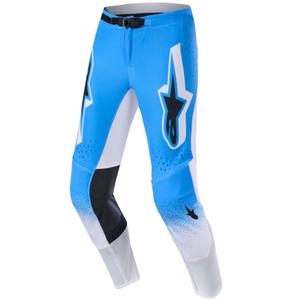 Alpinestars Supertech Scenz motokros hlače modro-bele