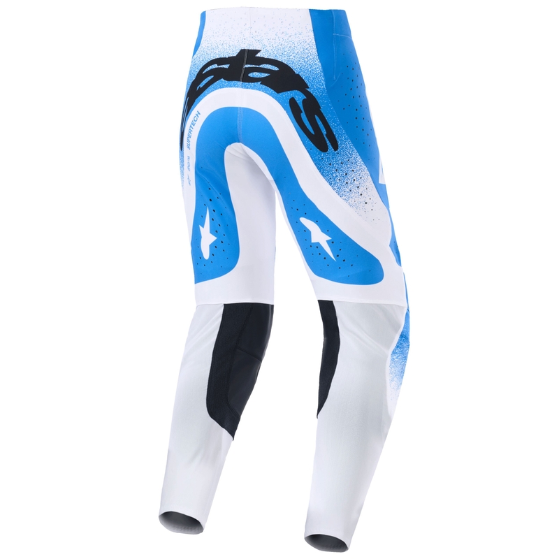 Alpinestars Supertech Scenz motokros hlače modro-bele