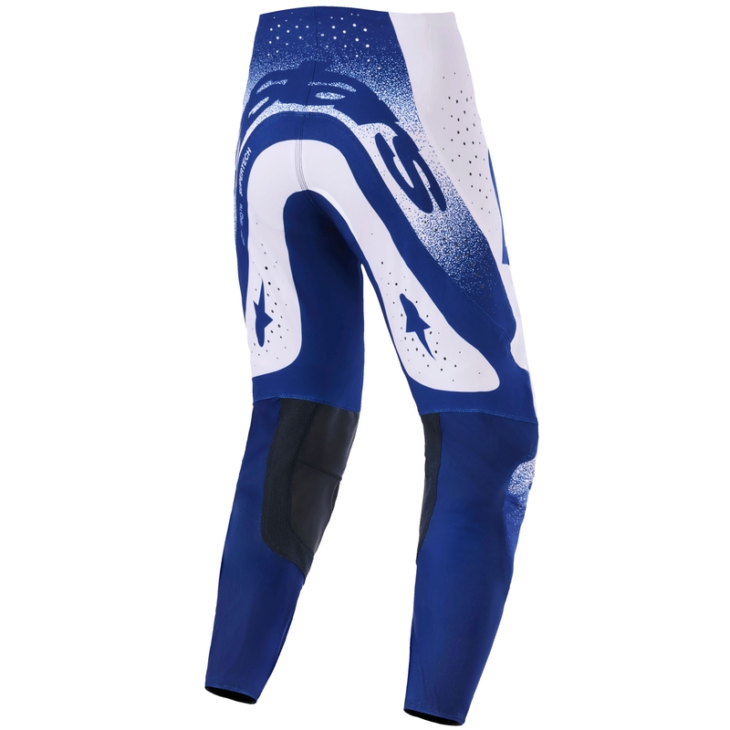 Alpinestars Supertech Scenz motokros hlače svetlo sivo-temno modre
