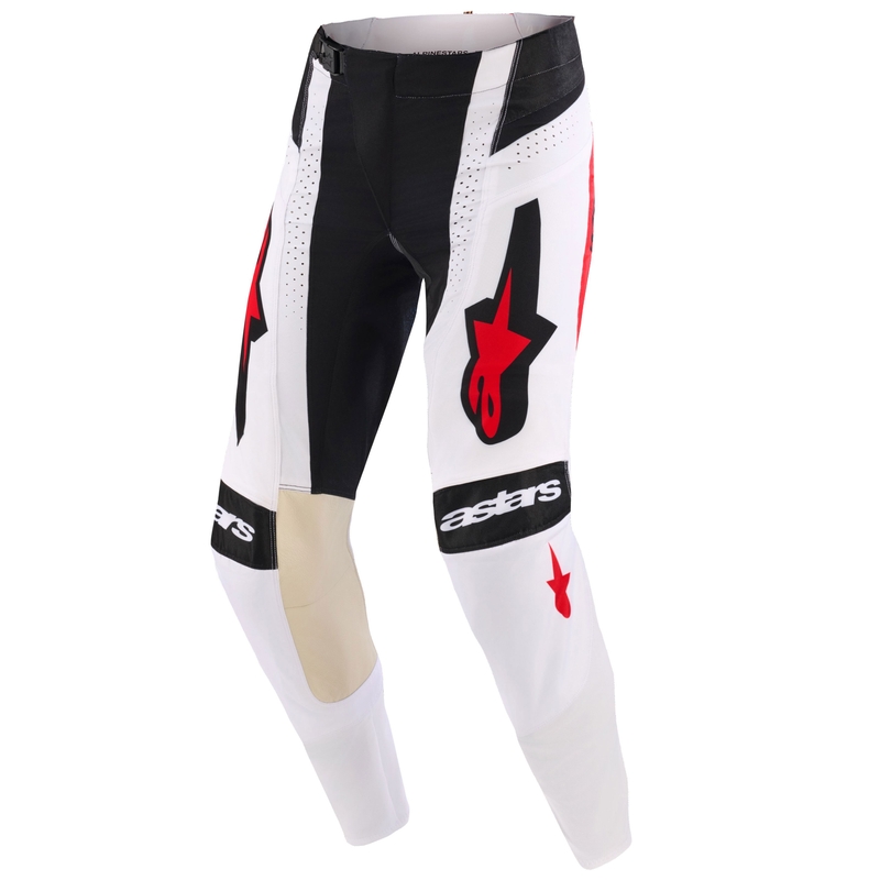 Motokros hlače Alpinestars Techstar Knif črno-belo-modro-rdeče