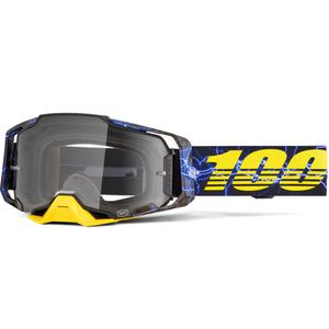 100% Armega Fury motokros očala s prozornim pleksi steklom