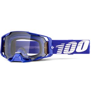 100% Armega Kleim motokros očala s prozornim pleksi steklom
