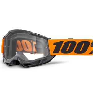 Motokros očala 100% Accuri 2 Orange s prozornim pleksi steklom