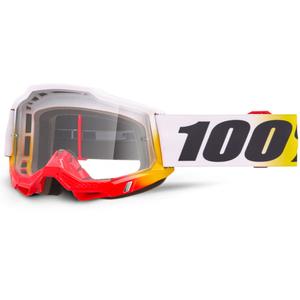 100% Accuri 2 Torken motokros očala s prozornim pleksi steklom
