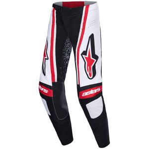 Motokros hlače Alpinestars Techstar Nomur črno-belo-rdeče