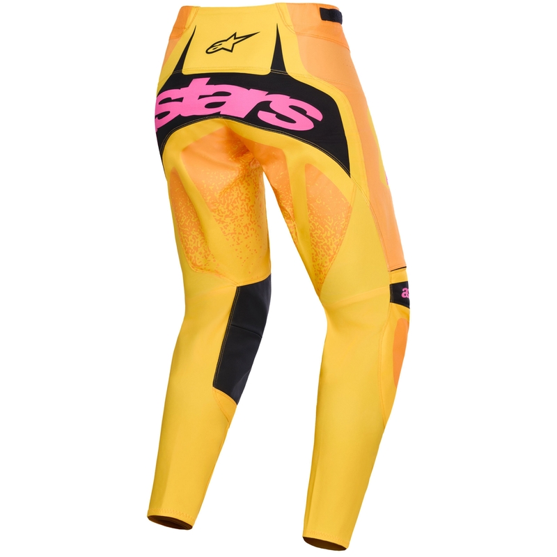 Motokros hlače Alpinestars Techstar Nomur oranžno-rumeno-roza