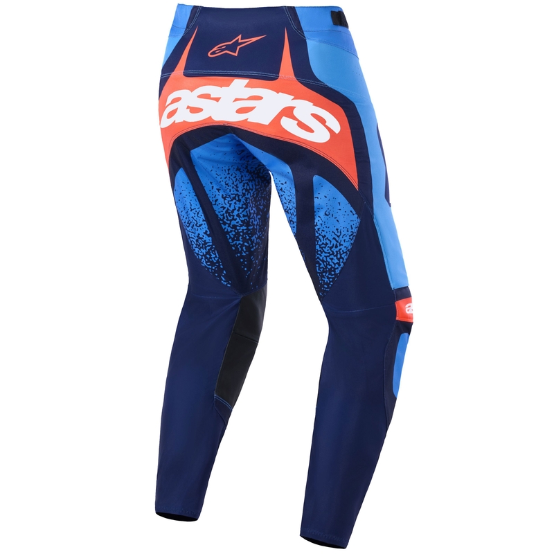 Motokros hlače Alpinestars Techstar Nomur temno modro-oranžno-modre