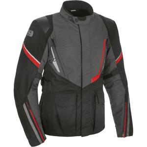 Moto jakna Oxford Montreal 4.0 Dry2Dry™ črno-sivo-rdeča