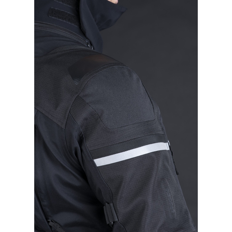 Moto jakna Oxford Advanced Stormland Dry2Dry™ črne barve