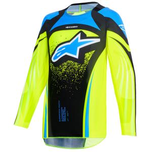 Otroški motokros dres Alpinestars Techstar Nomur temno modro-fluo rumeno-modro