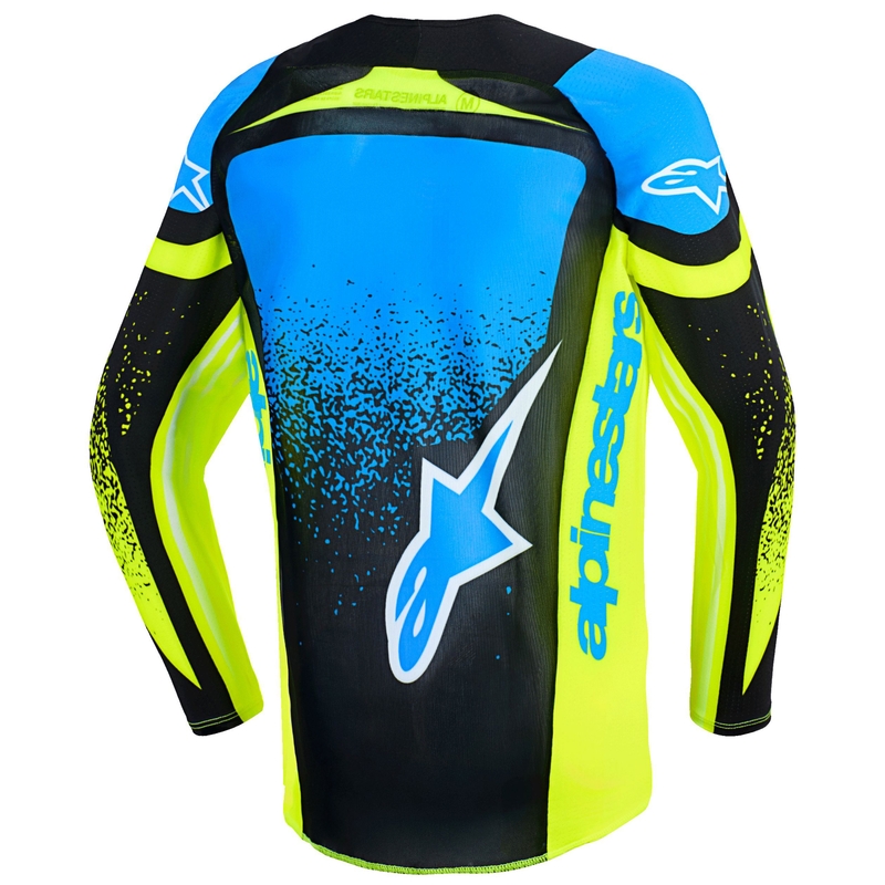 Otroški motokros dres Alpinestars Techstar Nomur temno modro-fluo rumeno-modro