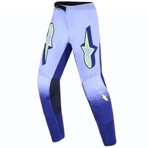 Otroške motokros hlače Alpinestars Supertech Scenz vijolično-fluo rumene