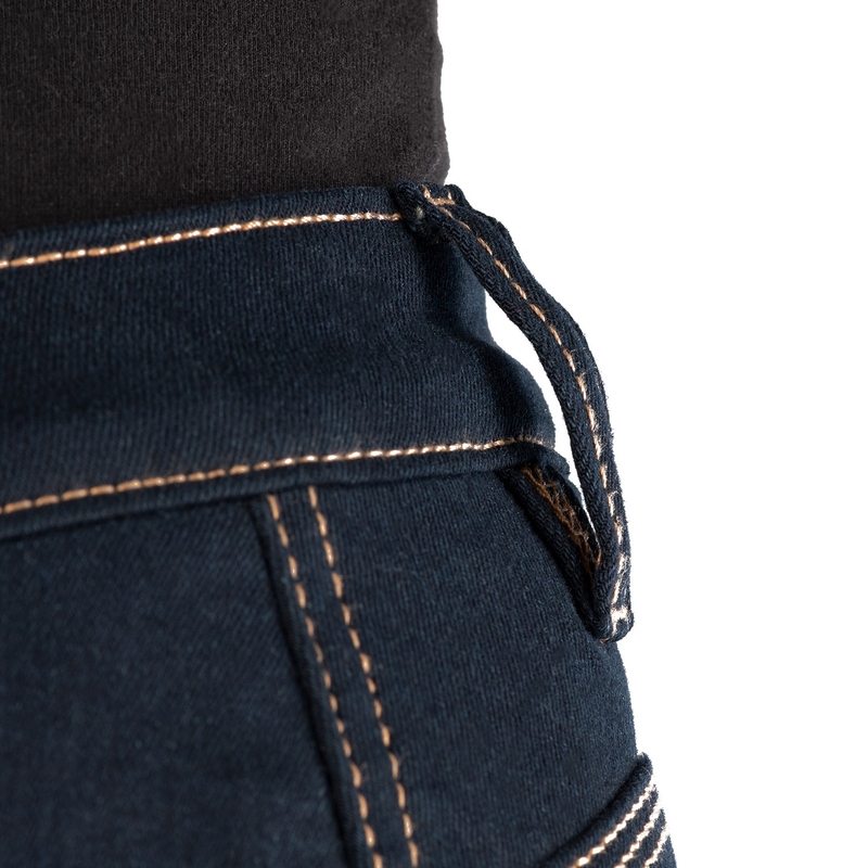 Ženske motoristične kavbojke OXFORD ORIGINAL APPROVED SUPER STRETCH JEANS AA SLIM FIT modre indigo