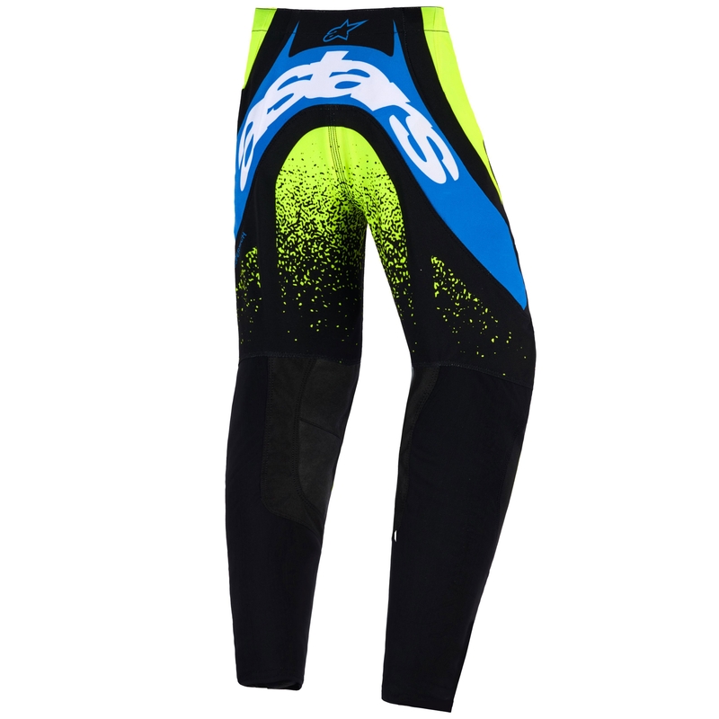 Otroške motokros hlače Alpinestars Techstar Nomur temno modre-fluo rumene-modre