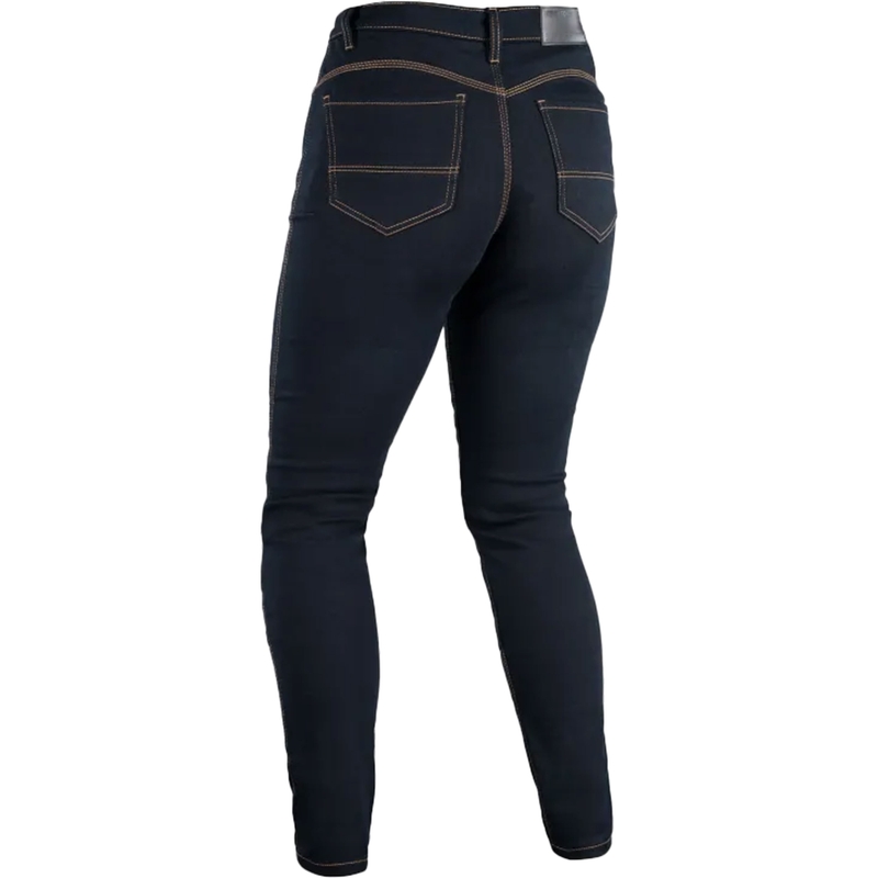 Ženske motoristične kavbojke OXFORD ORIGINAL APPROVED SUPER STRETCH JEANS AA SLIM FIT modre indigo