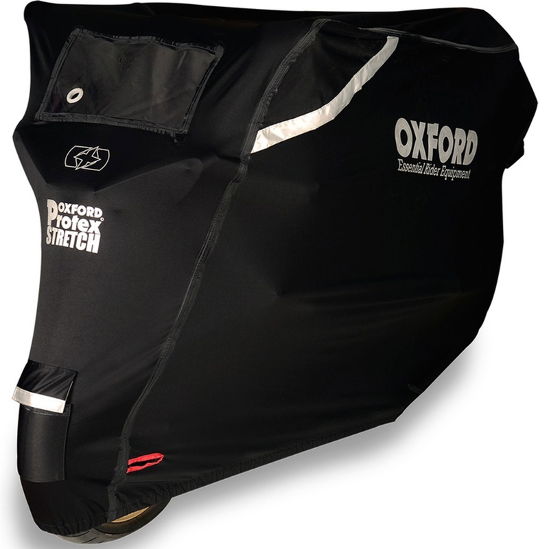 Prevleka za motor Oxford Protex Stretch Outdoor s klimatsko membrano, črna