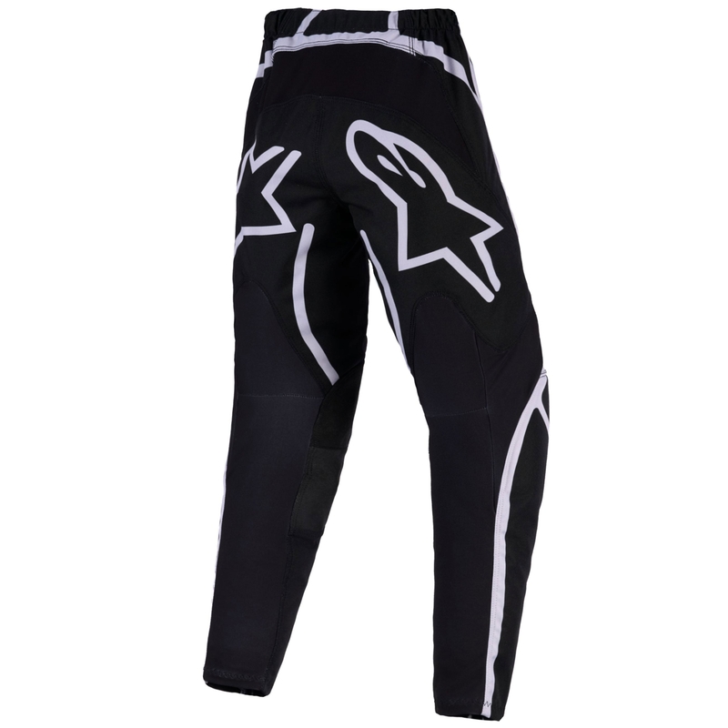 Otroške motokros hlače Alpinestars Fluid Apex črno-sive