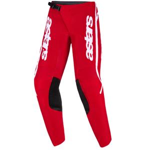 Otroške motokros hlače Alpinestars Fluid Apex rdeče-bele