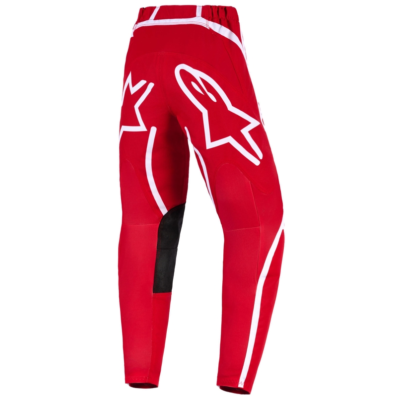 Otroške motokros hlače Alpinestars Fluid Apex rdeče-bele