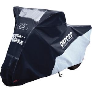 Prevleka za motor Oxford Rainex črno-srebrna