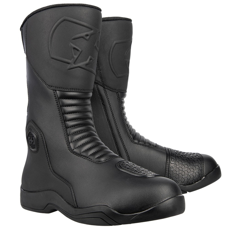 Moto škornji Oxford Tracker 2.0 Dry2Dry™ črne barve