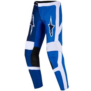 Otroške motokros hlače Alpinestars Fluid Portl modro-bele