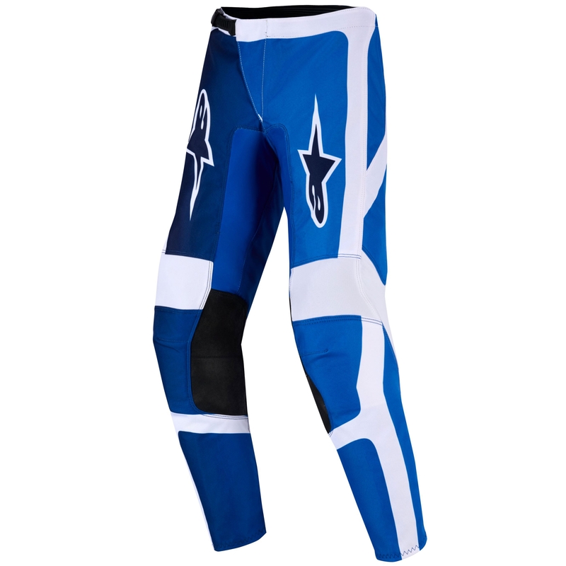 Otroške motokros hlače Alpinestars Fluid Portl modro-bele