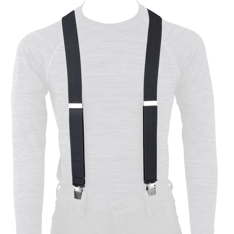 Oxford Slim naramnice črne barve
