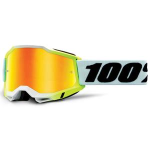 Motokros očala 100% ACCURI 2 Dunder z dimljenim pleksi steklom