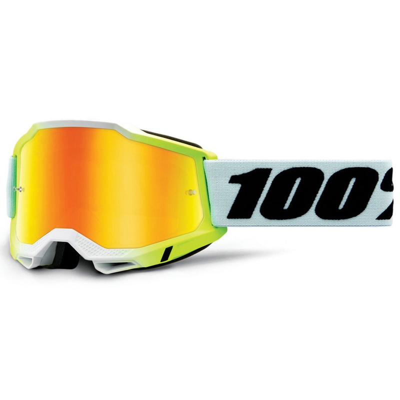 Motokros očala 100% ACCURI 2 Dunder z dimljenim pleksi steklom