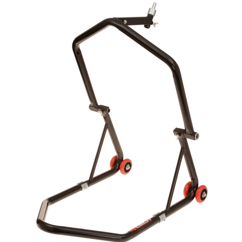 Stojalo za motor Q-TECH spredaj - za očala/zadaj črno