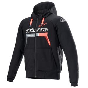 Alpinestars Chrome Ignition jopa s kapuco črno-rdeča fluo-sivo-bela