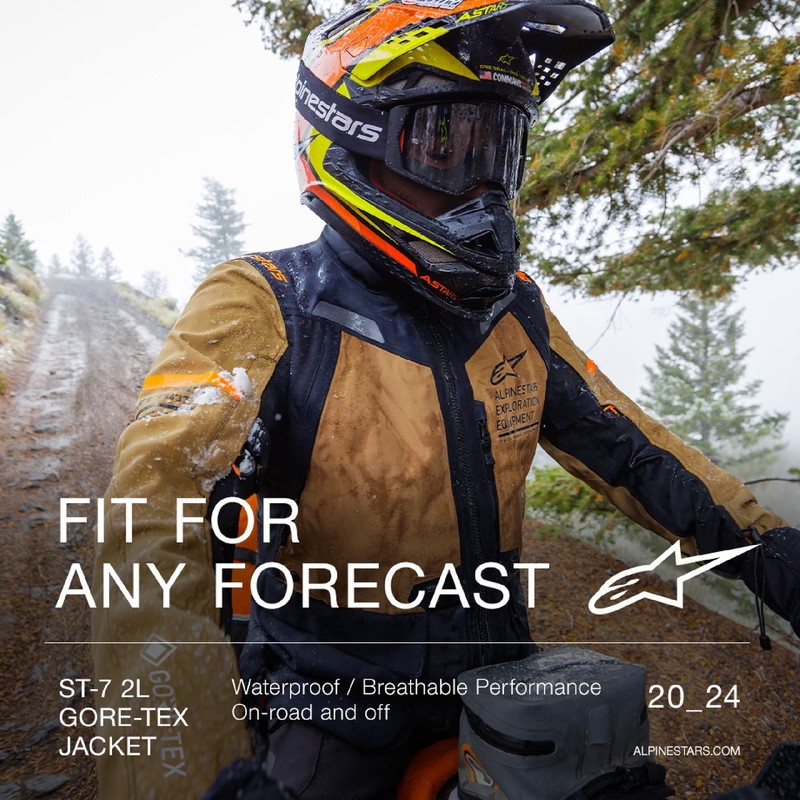Alpinestars ST-7 Gore-Tex jakna rjavo-črna