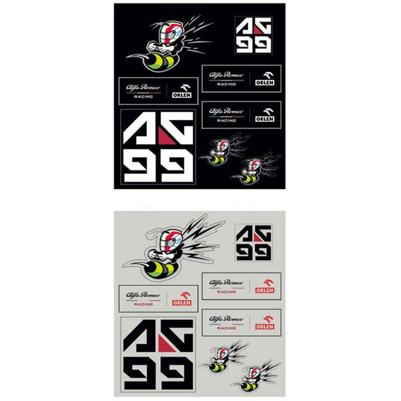 Komplet nalepk Alfa Romeo Racing F1 Giovinazzi