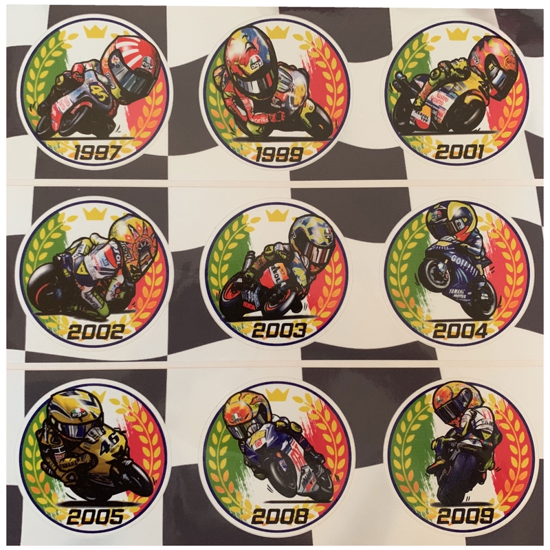 Komplet nalepk Valentino Rossi