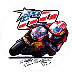 Nalepka Nicky Hayden ART