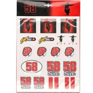 Komplet nalepk A4 Marco Simoncelli