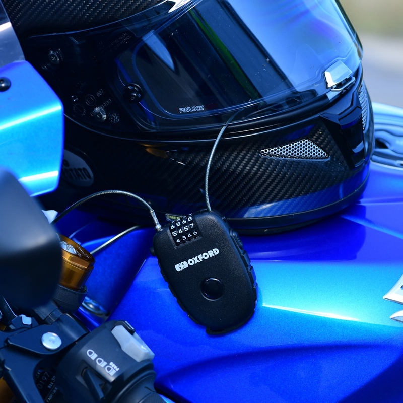 Oxford zložljiva kombinirana ključavnica črne barve