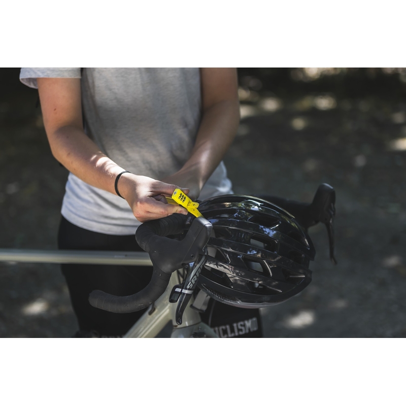 Zaklep Oxford Combi Zip Lock za čelade in dodatke, črne barve