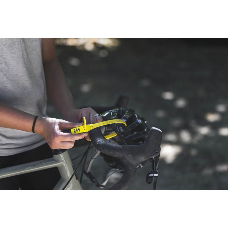 Zaklep Oxford Combi Zip Lock za čelade in dodatke, črne barve