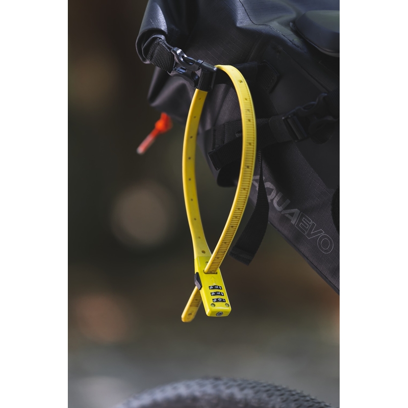 Zaklep Oxford Combi Zip Lock za čelade in dodatke, črne barve