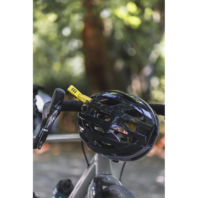 Zaklep Oxford Combi Zip Lock za čelade in dodatke, črne barve