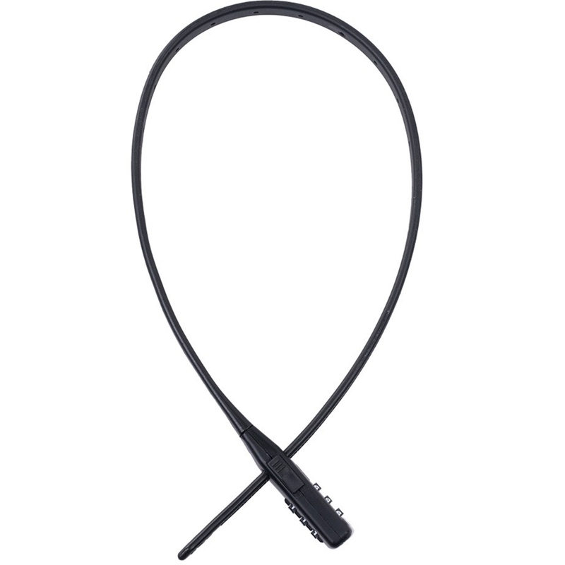 Zaklep Oxford Combi Zip Lock za čelade in dodatke, črne barve