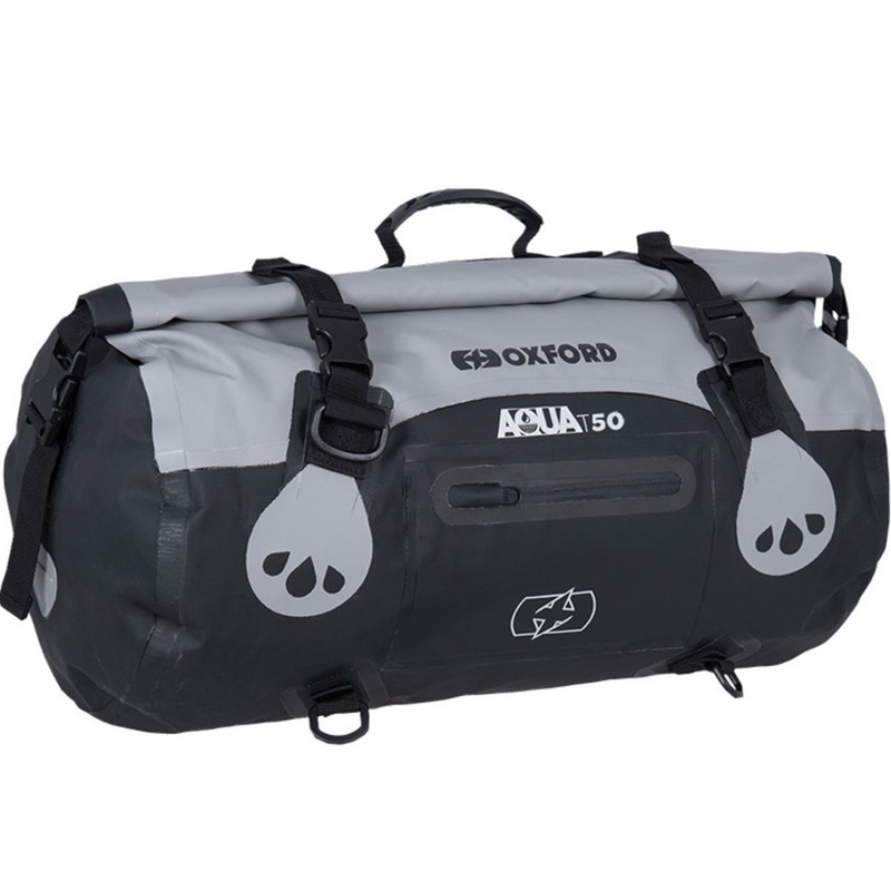 Oxford Aqua T-50 Roll Bag 50 l vodoodporna torba črno-siva